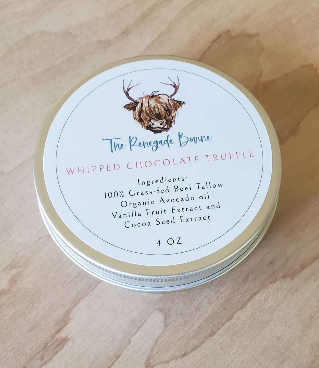 Chocolate Truffle Whipped Tallow Balm
