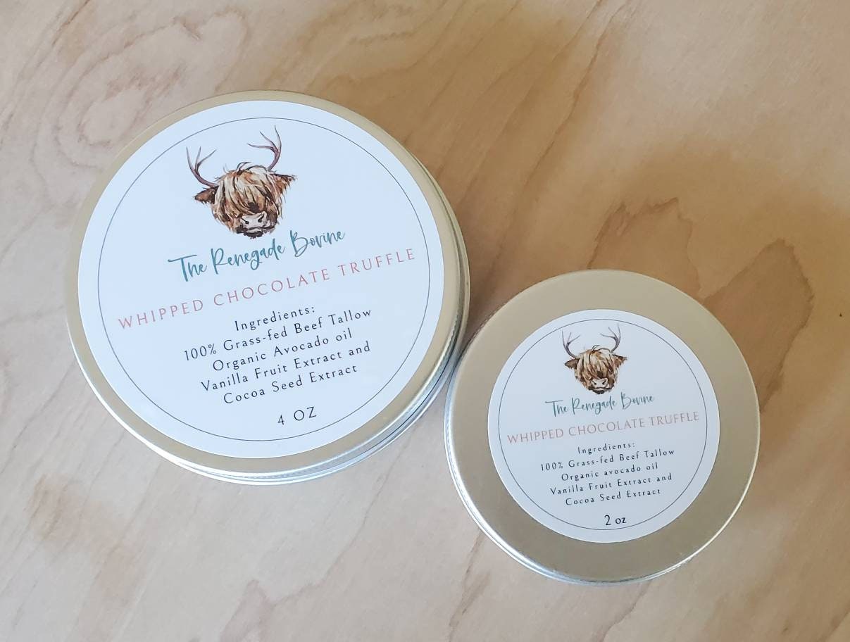 Chocolate Truffle Whipped Tallow Balm