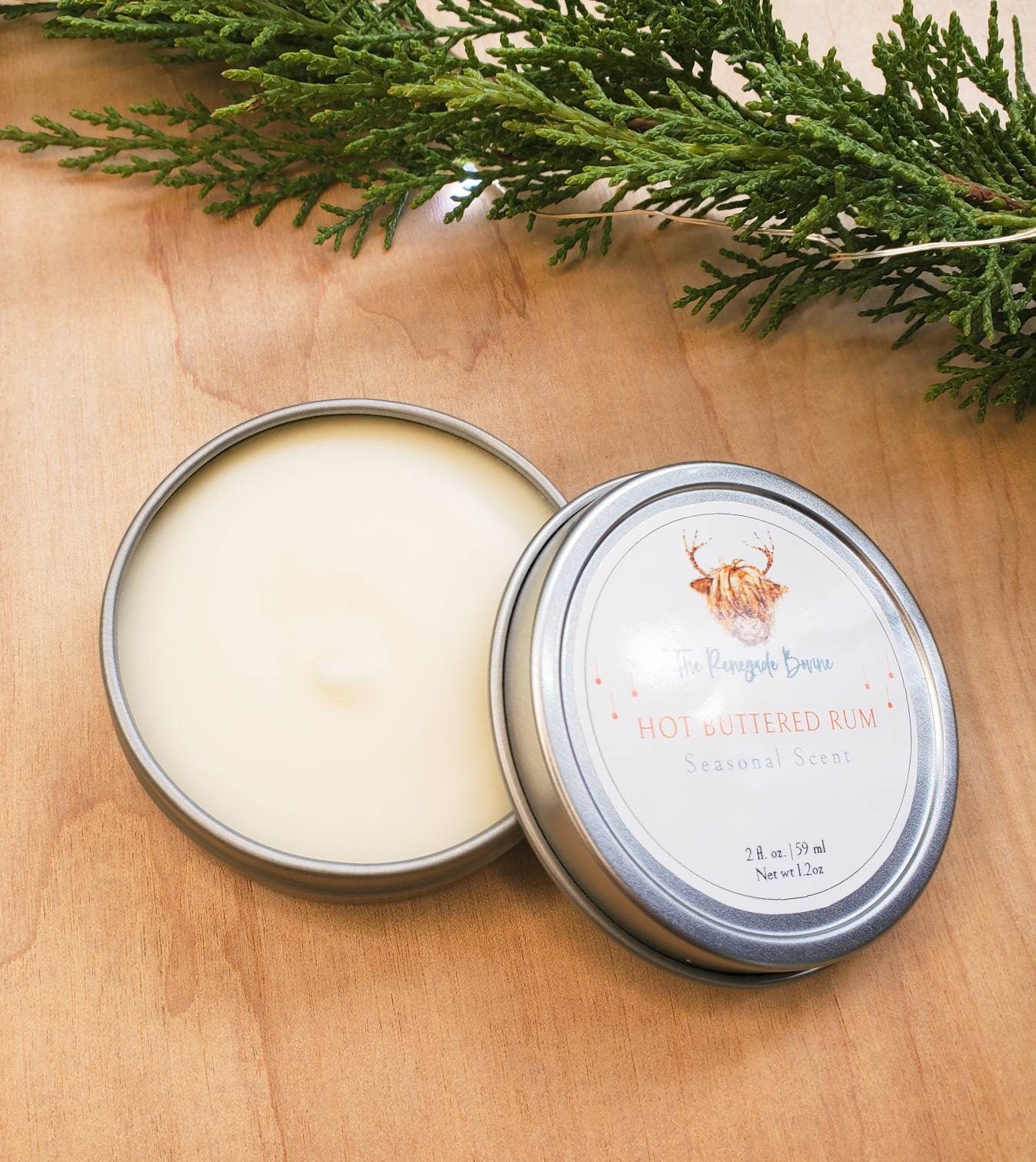 Magnolia Flower, Whipped Tallow Balm 2 fl oz