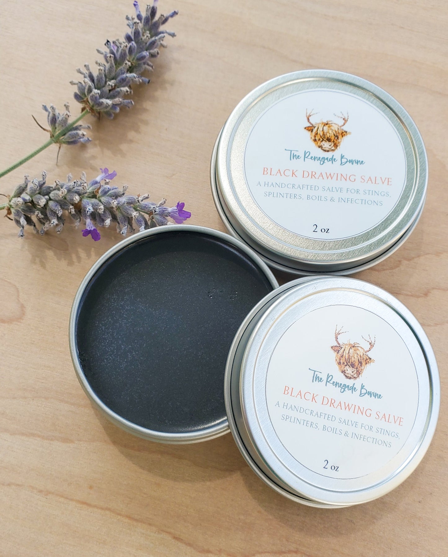 Black Drawing Salve, Tallow Balm, Bee Stings, Black Salve