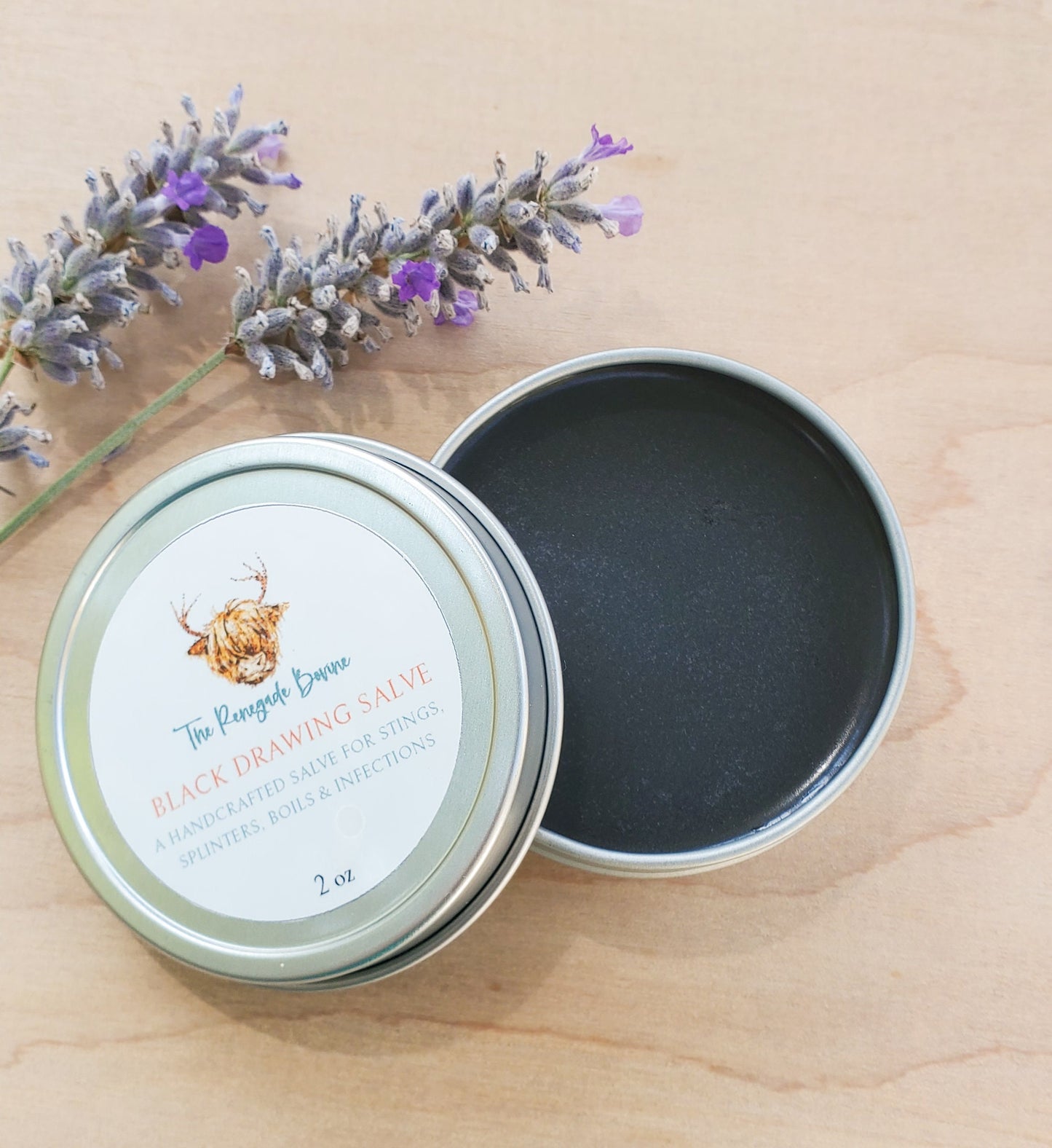 Black Drawing Salve, Tallow Balm, Bee Stings, Black Salve